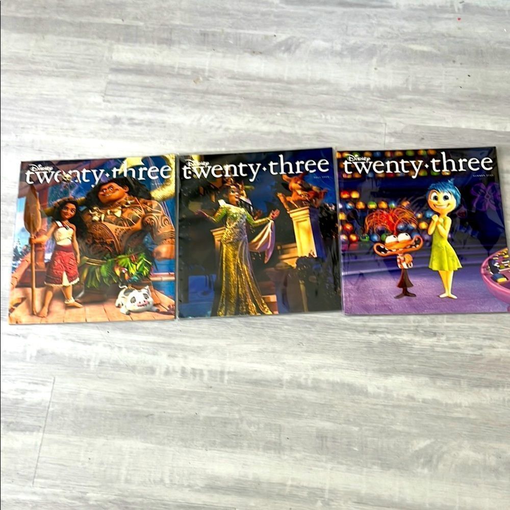 Disney Twenty -Three set of 3 Brand New Magazines Summer, Fall & Winter 2024